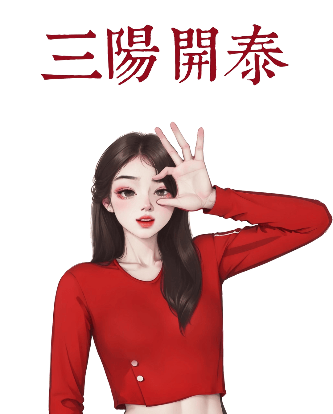 三阳开泰手势