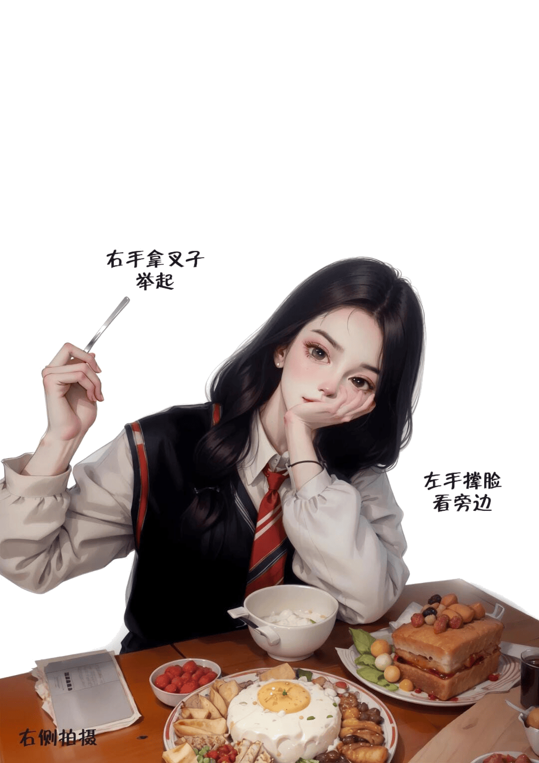 举叉俏皮互动
