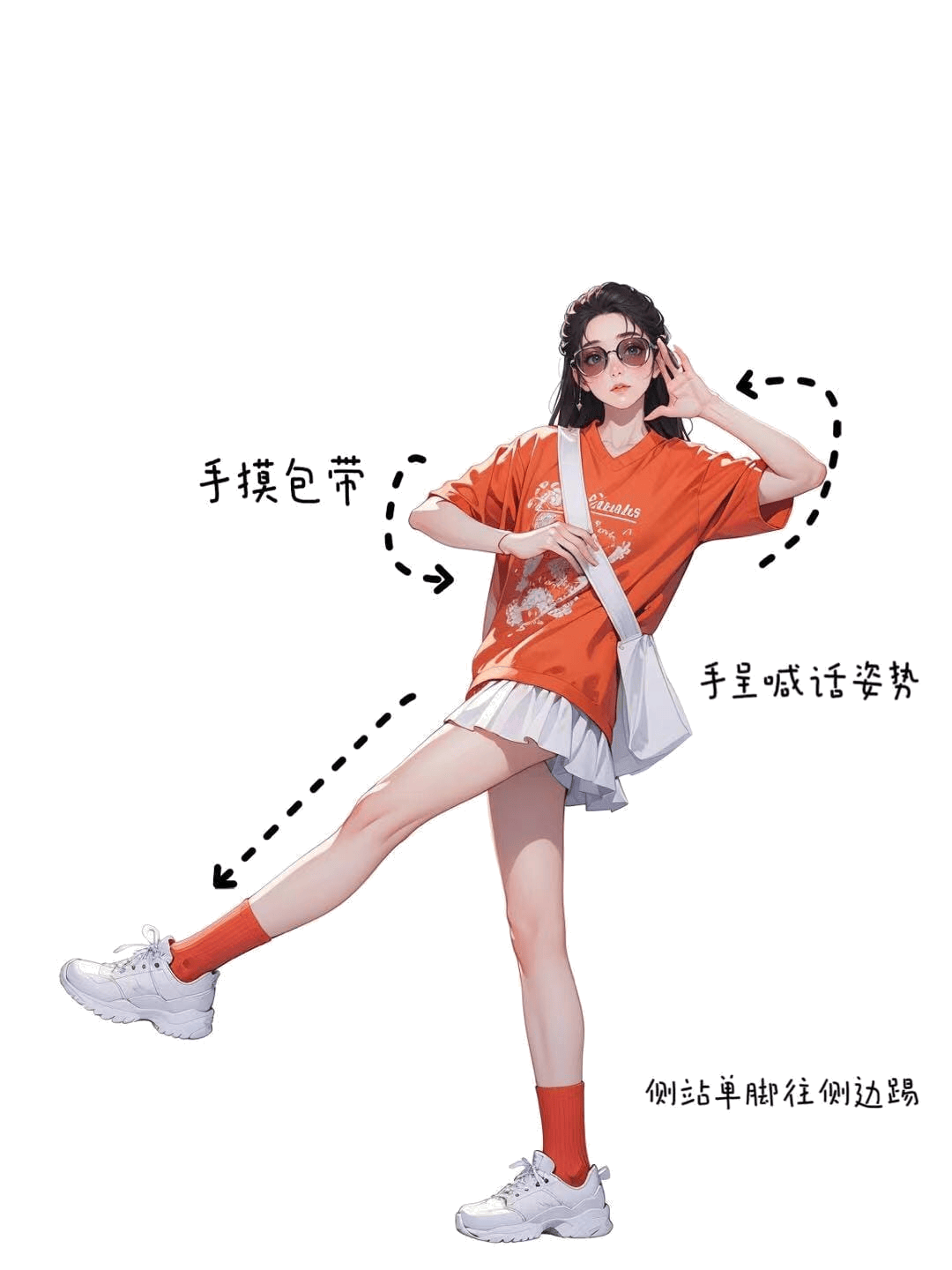 侧踢摸包喊话