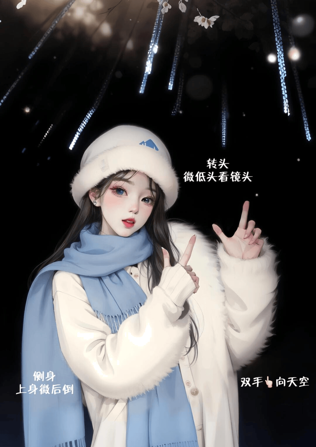 冬日比耶少女