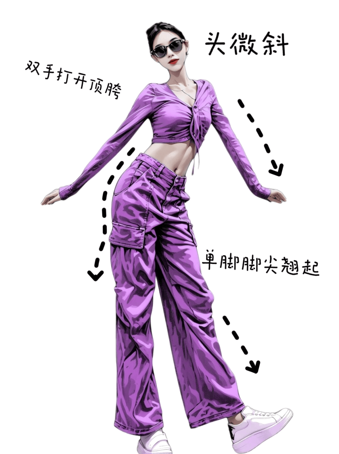 双手打开顶胯