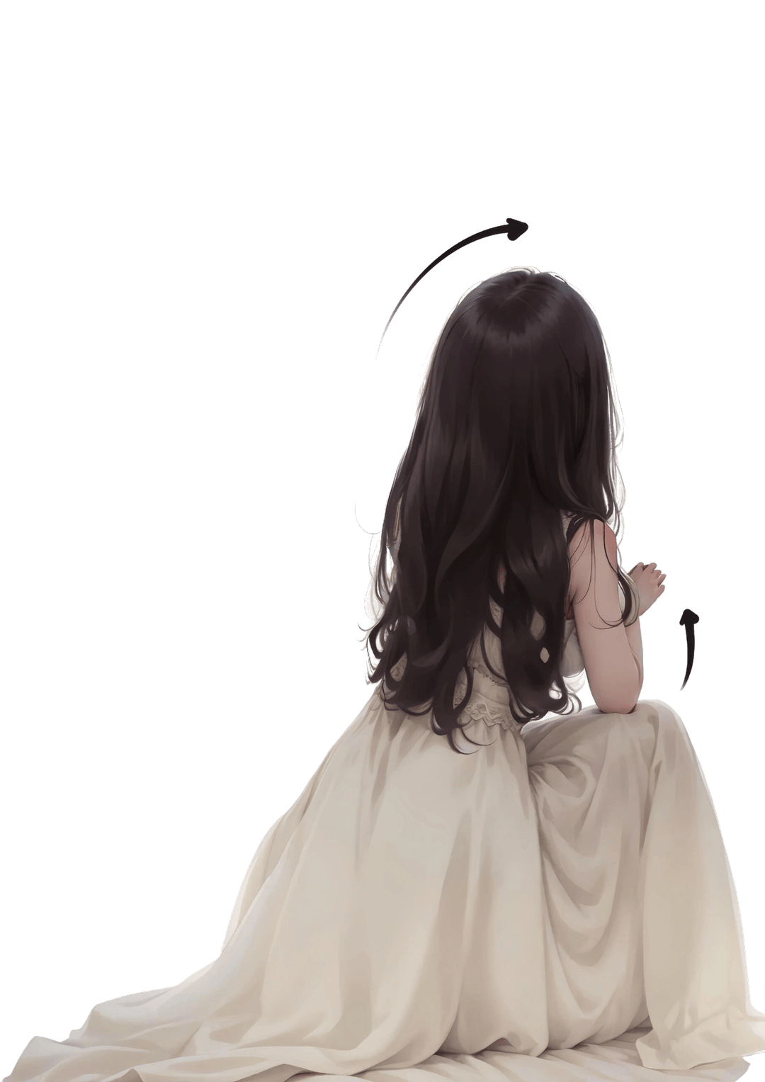 坐姿回眸动作