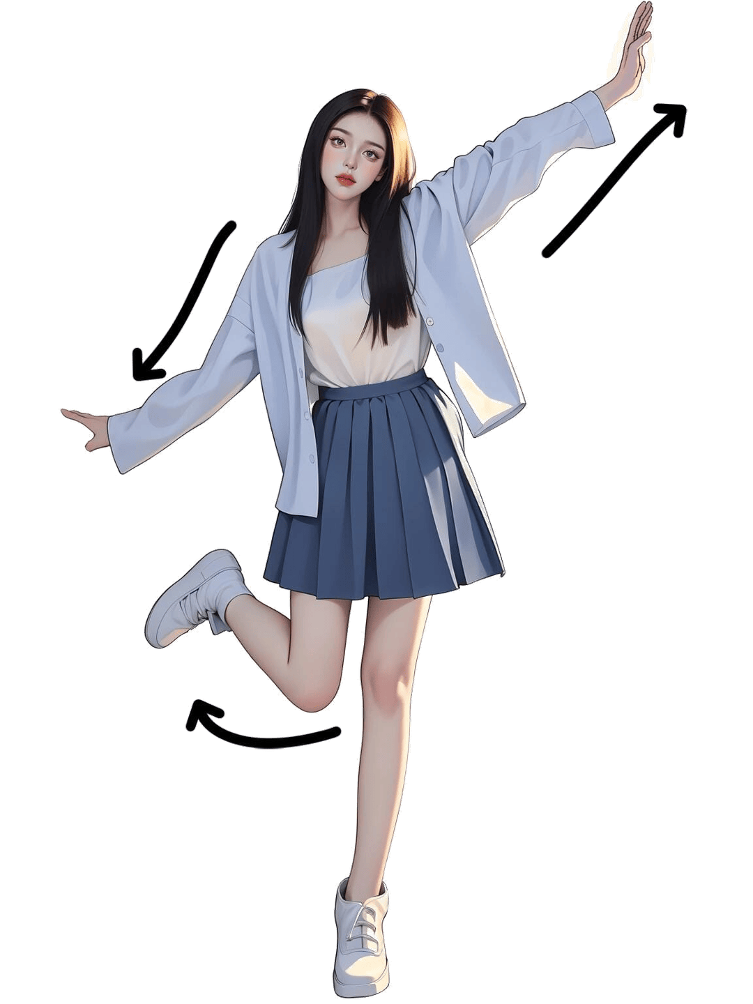 活力伸展跳跃