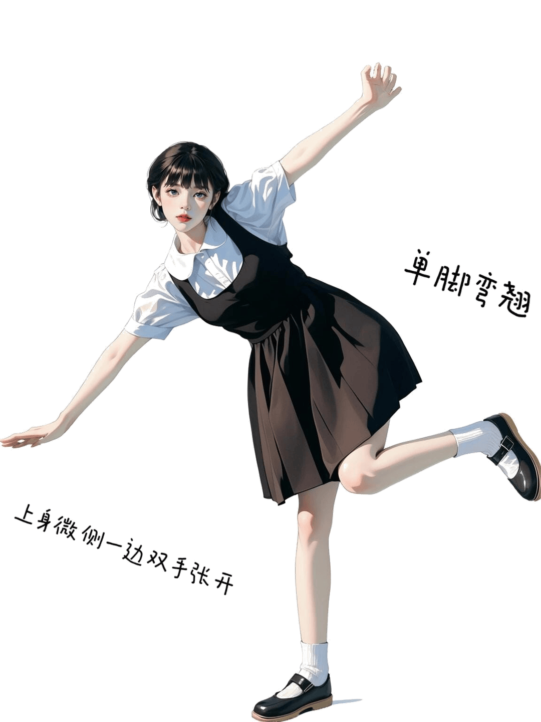 活力单脚站立