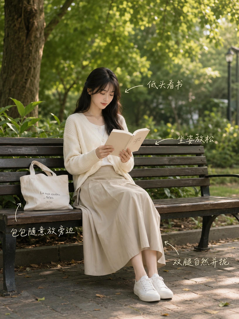 公园长椅阅读