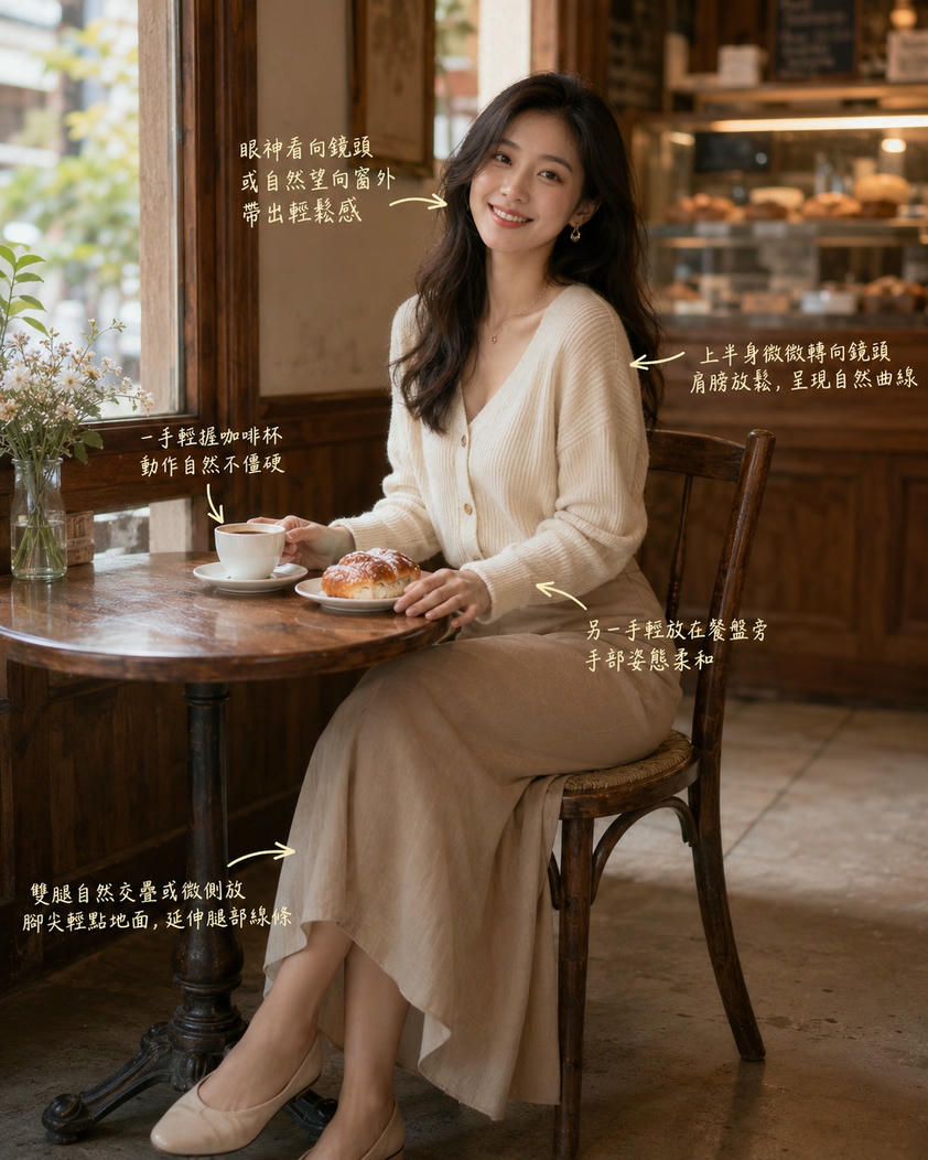 午后咖啡闲坐