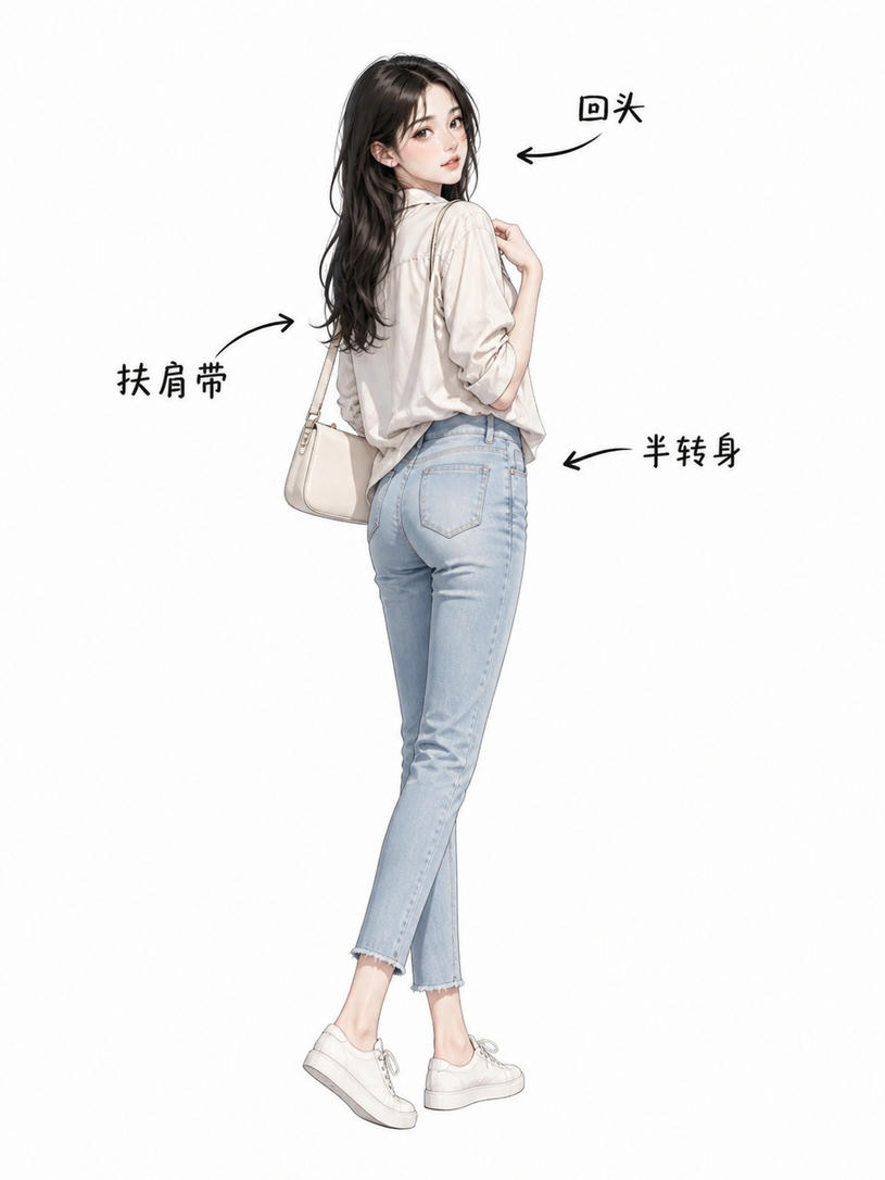 半转身扶肩带