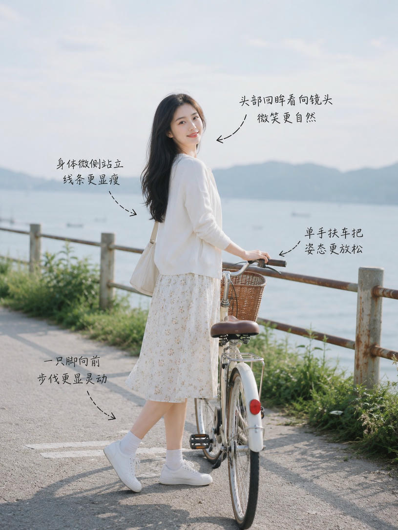 单车回眸浅笑