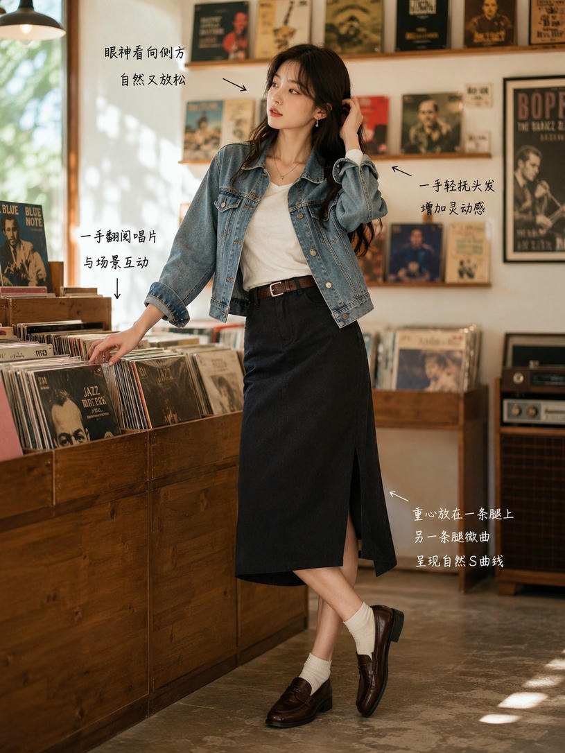 唱片店驻足