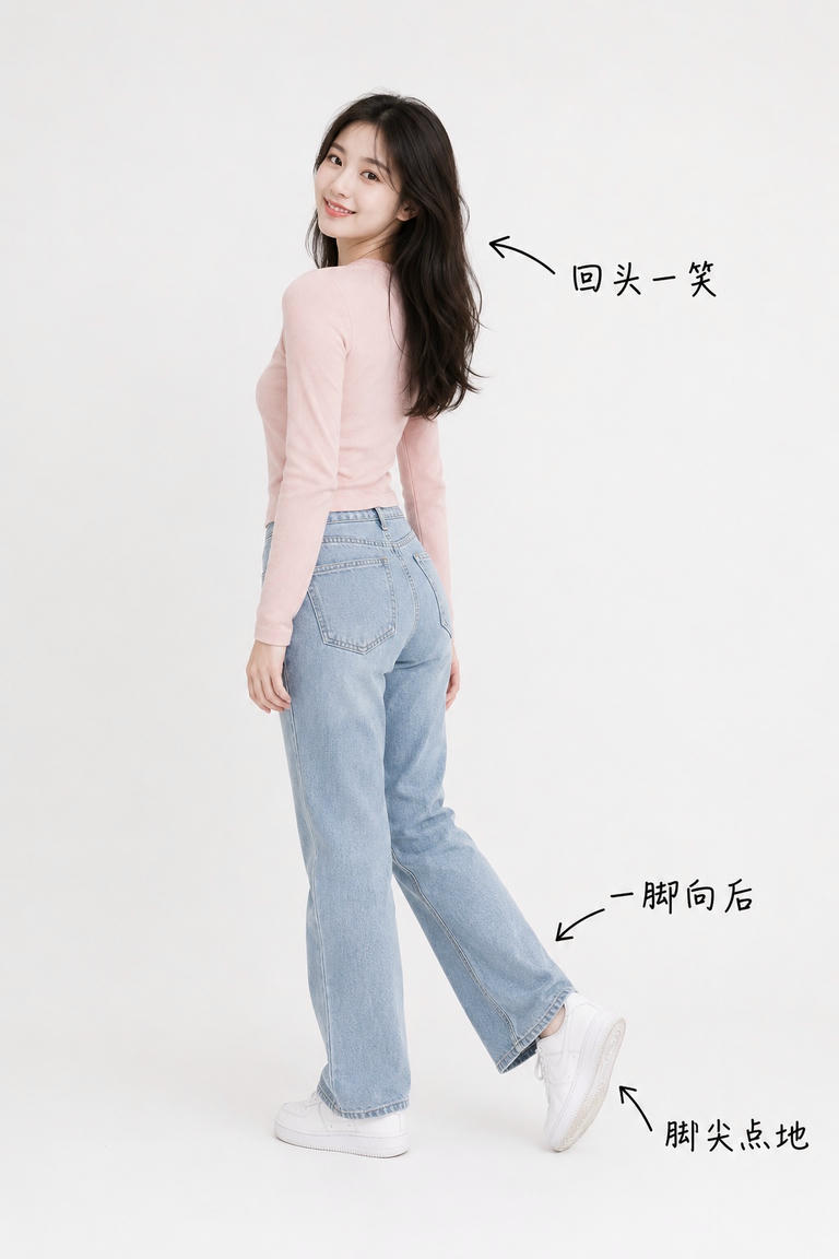 回眸浅笑