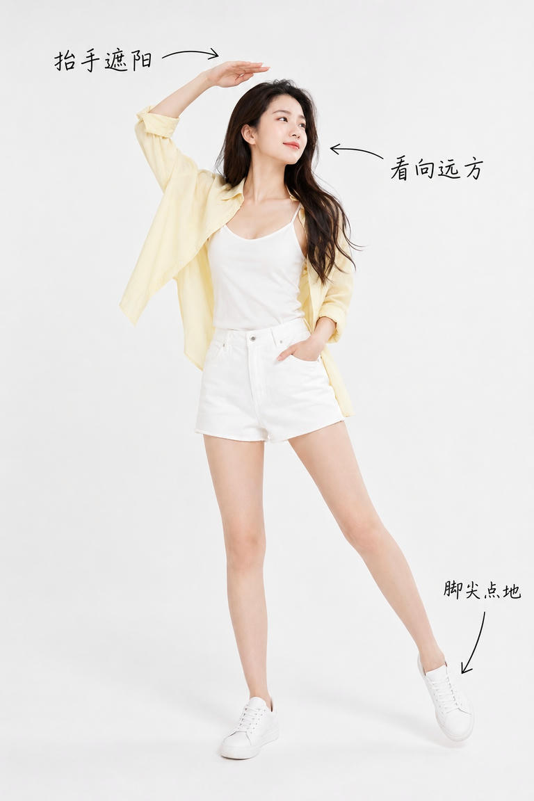 夏日遮阳眺望