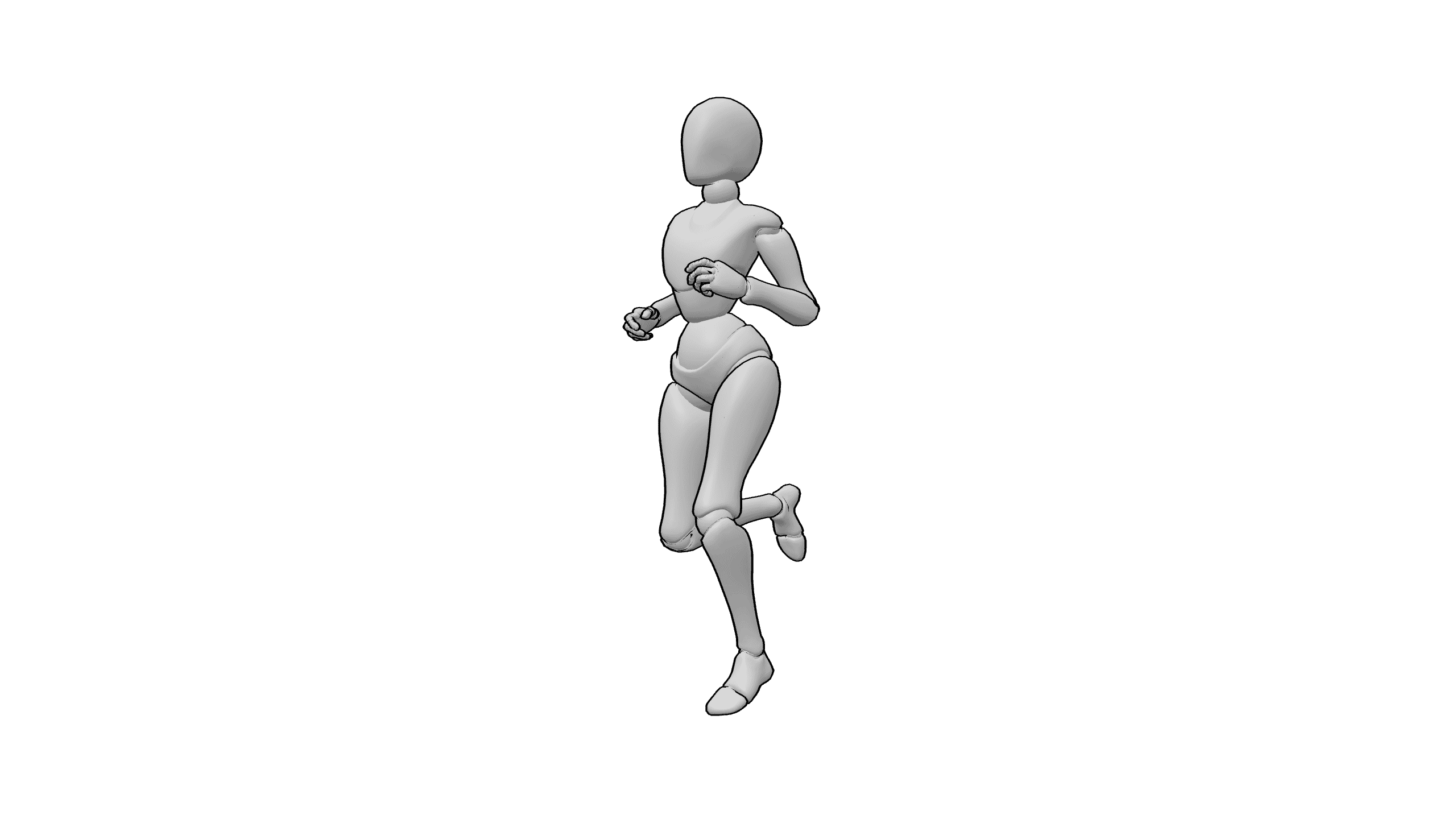 跑步姿态