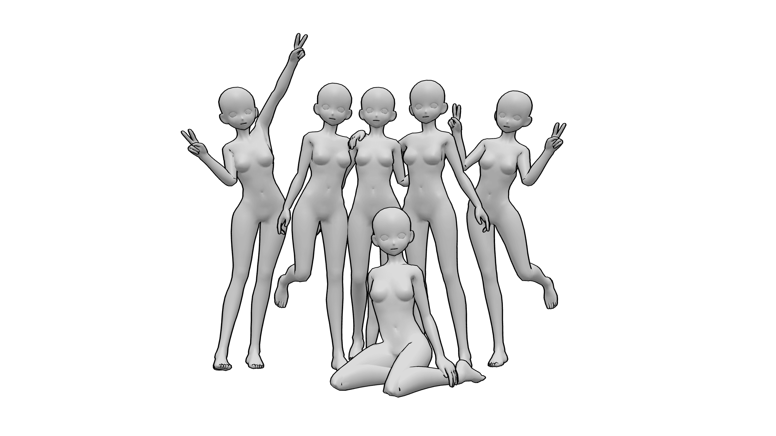 团体合影摆姿