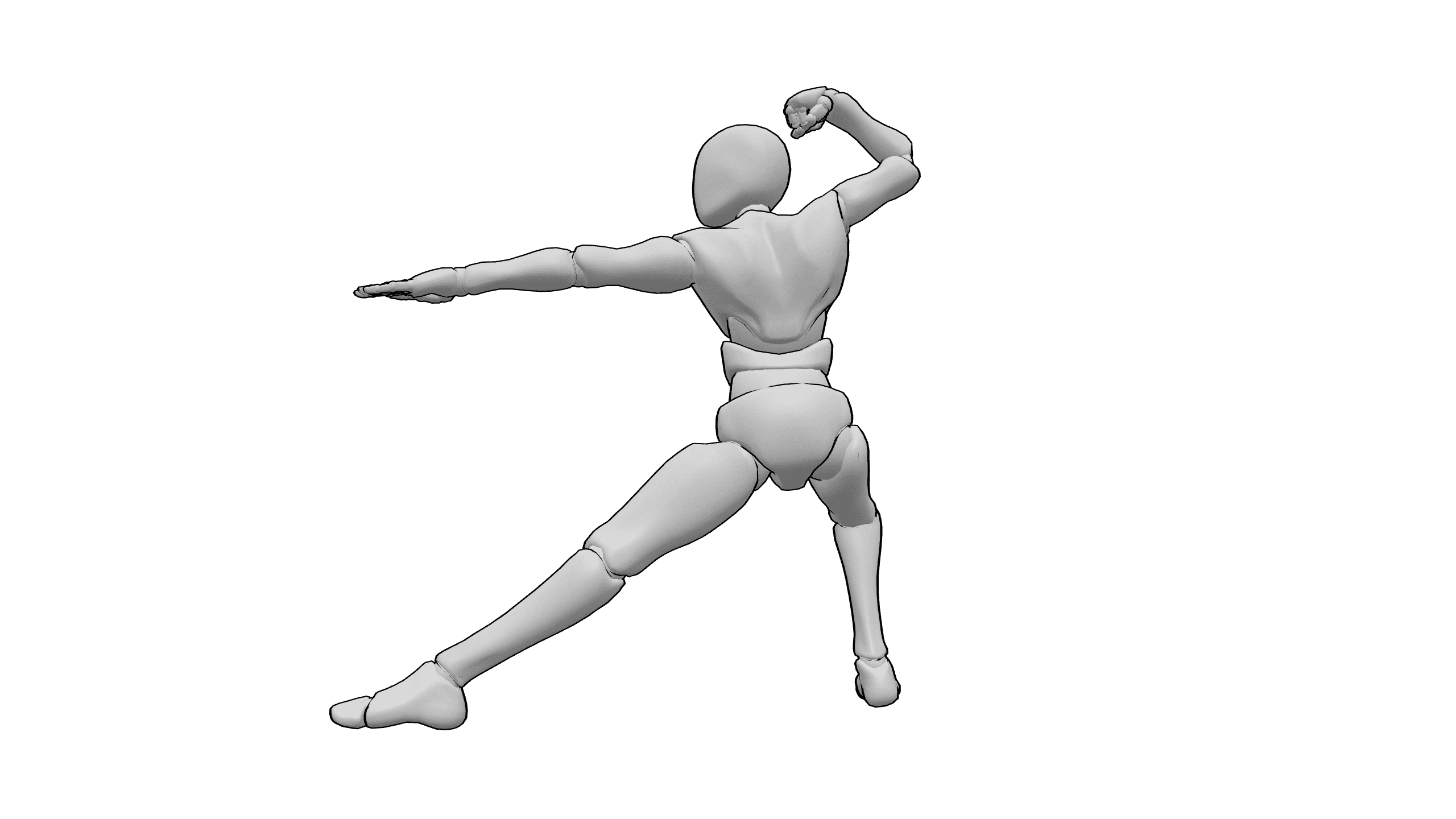 后仰挥拳