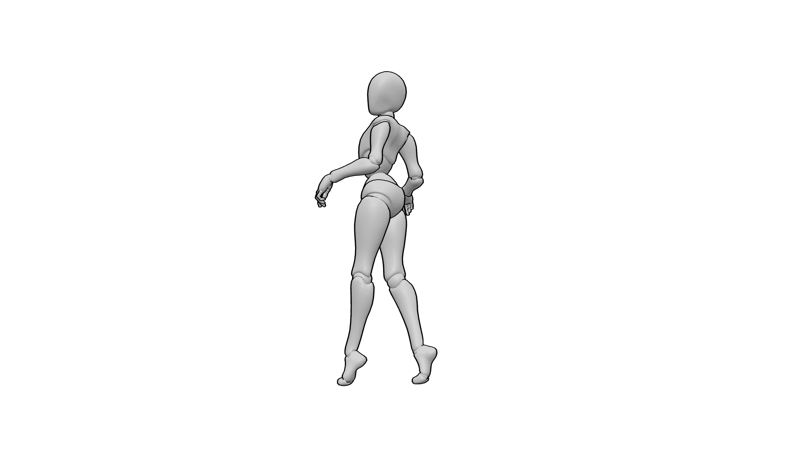 回眸转身
