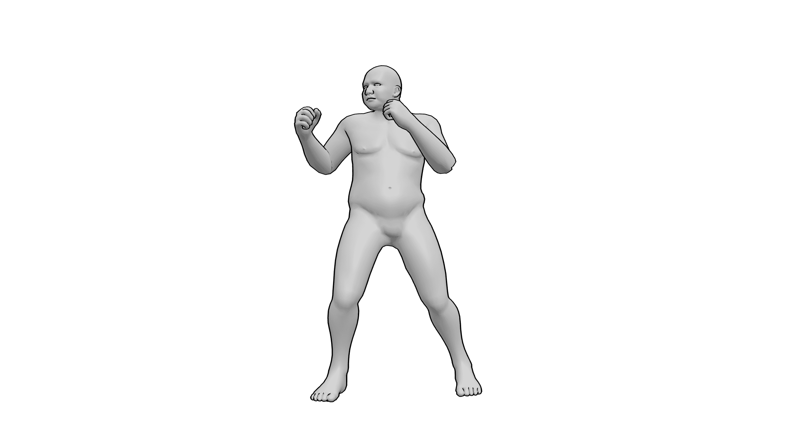 拳击防御 stance