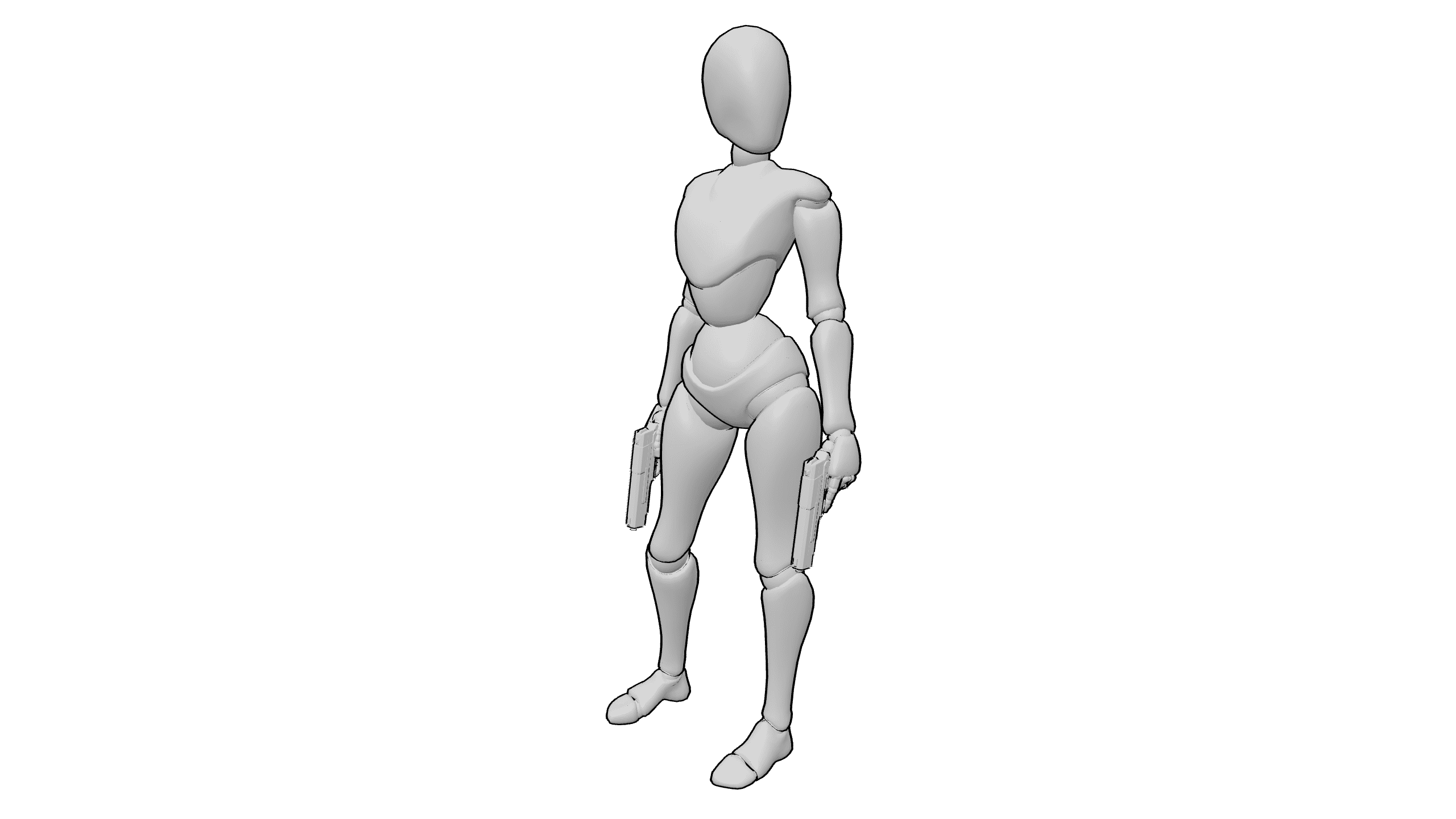 双持站立
