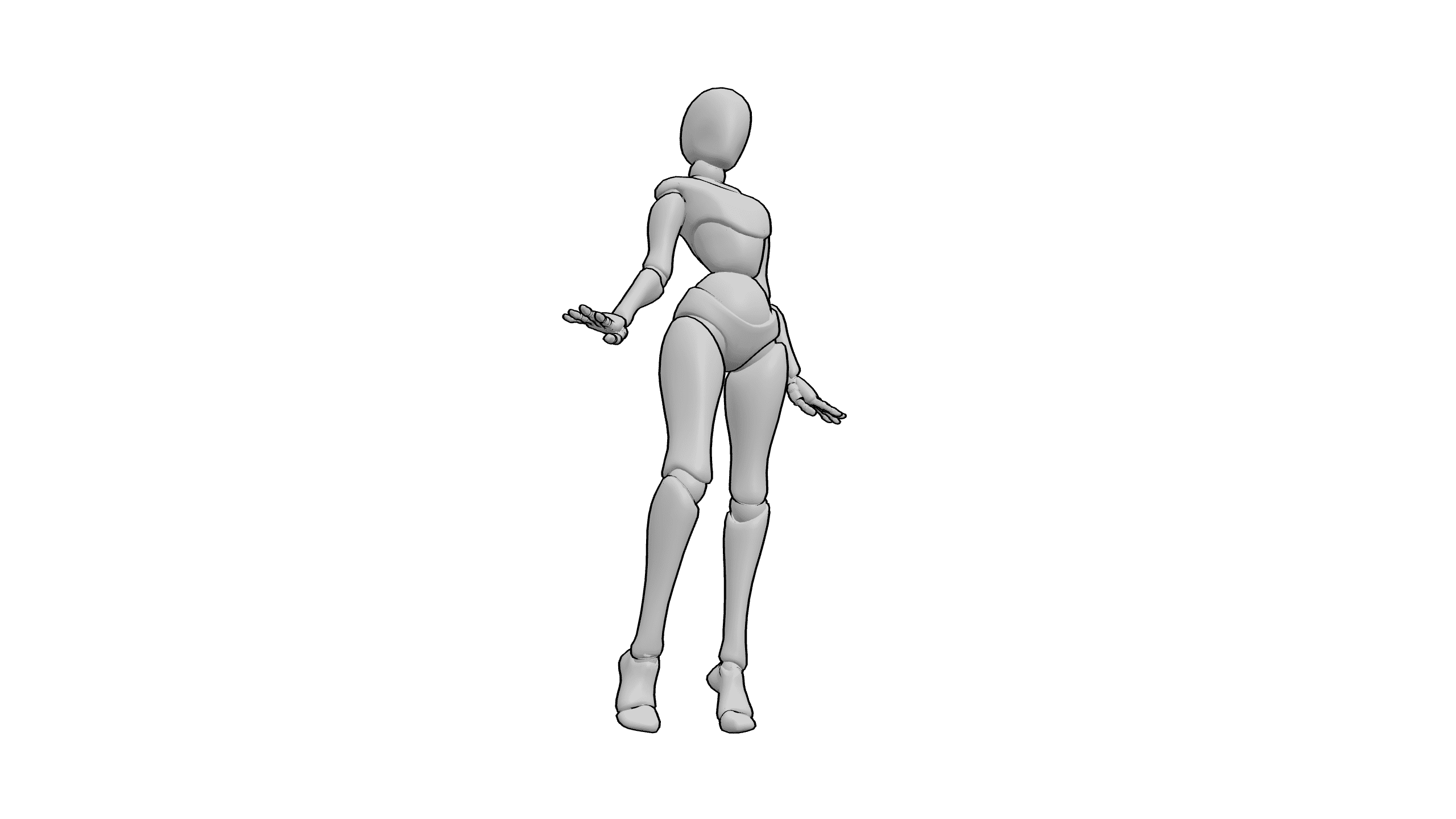 Tpose站立姿势