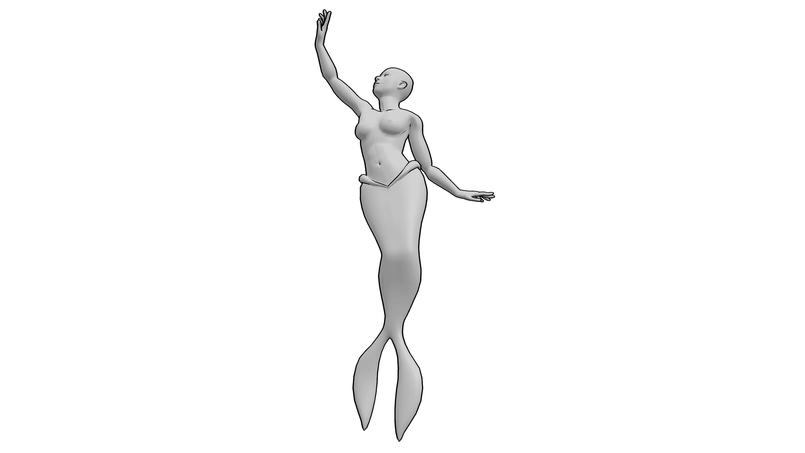 美人鱼伸展