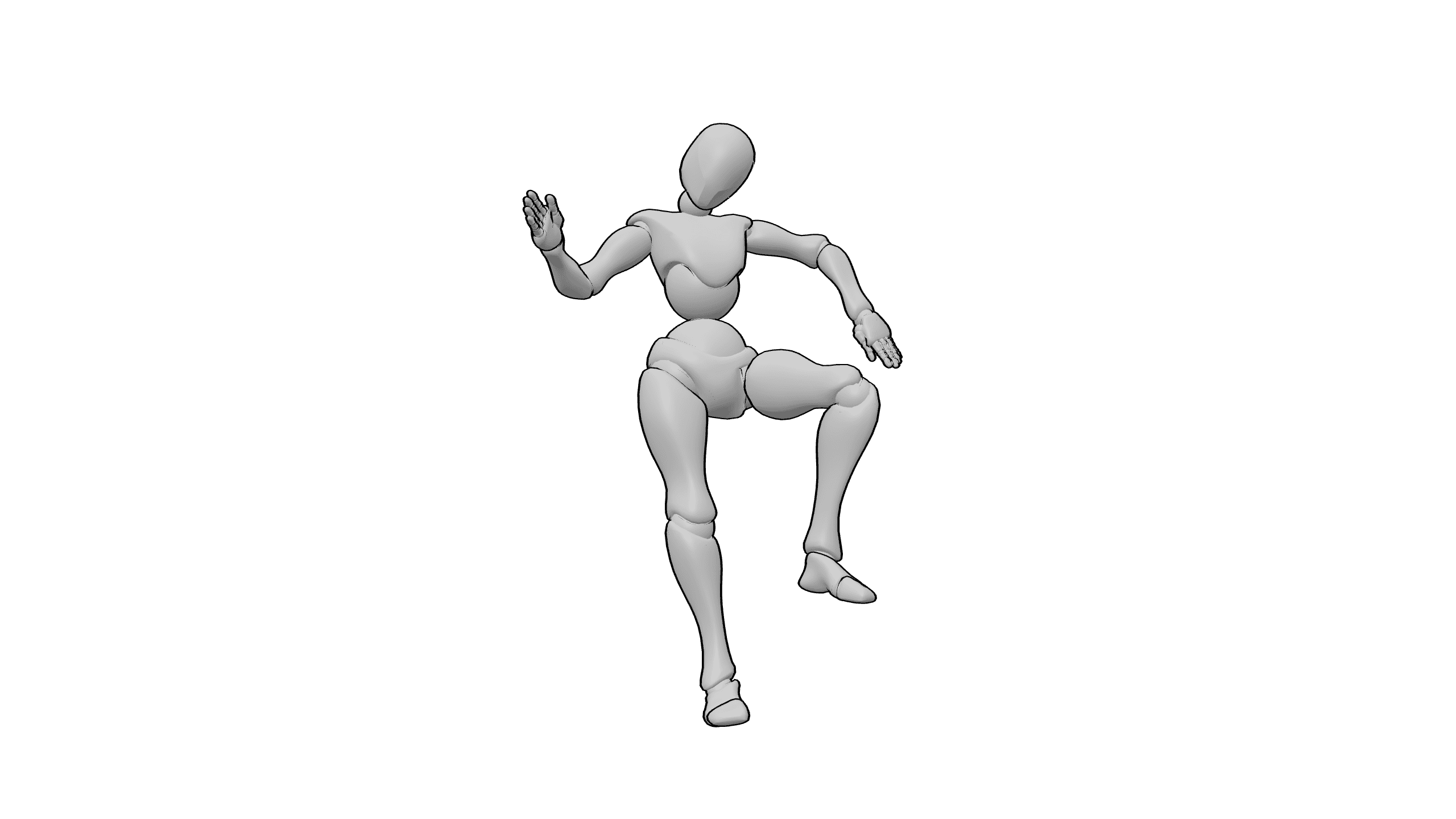 抬腿踢击