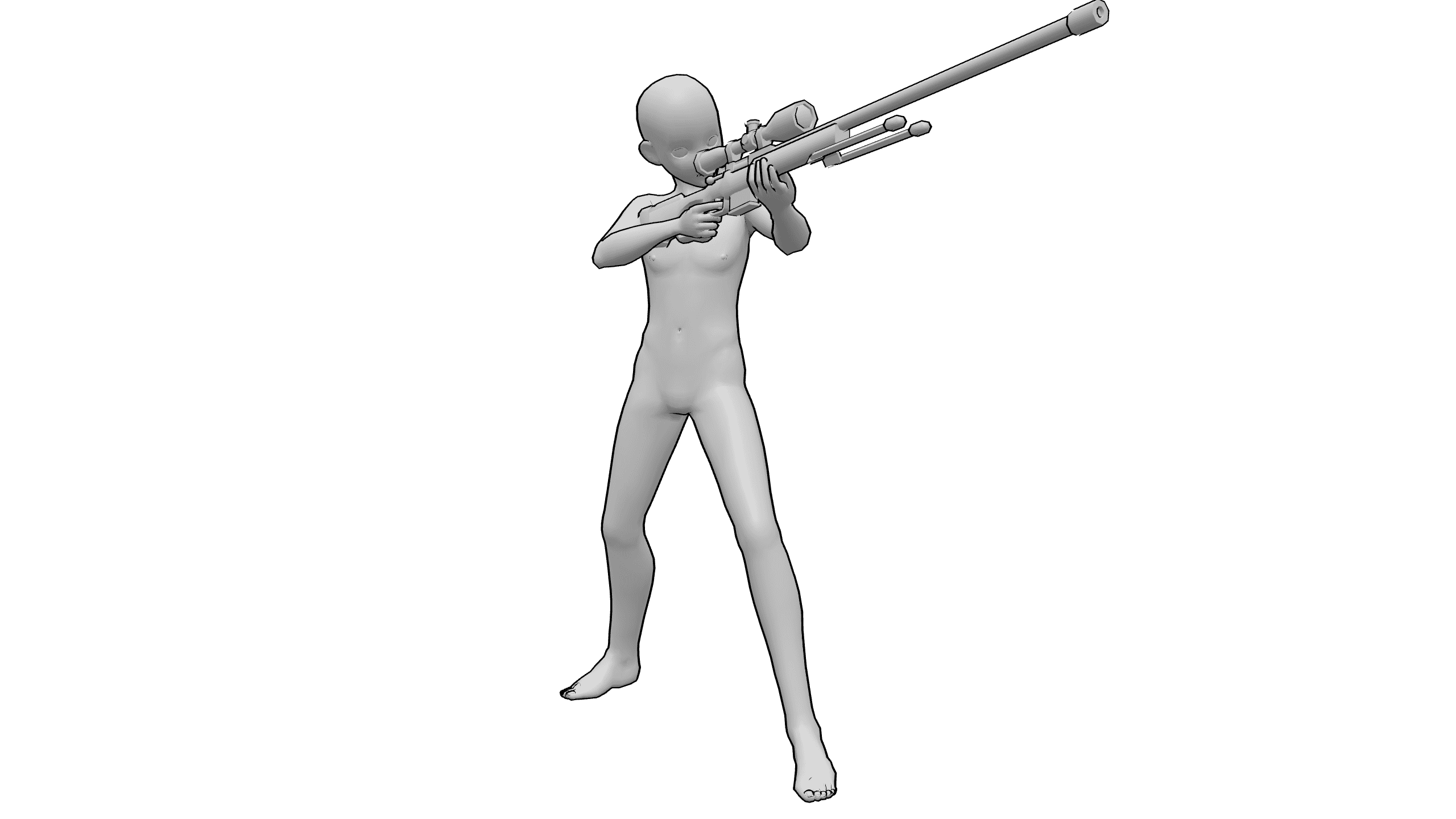 站立瞄准射击