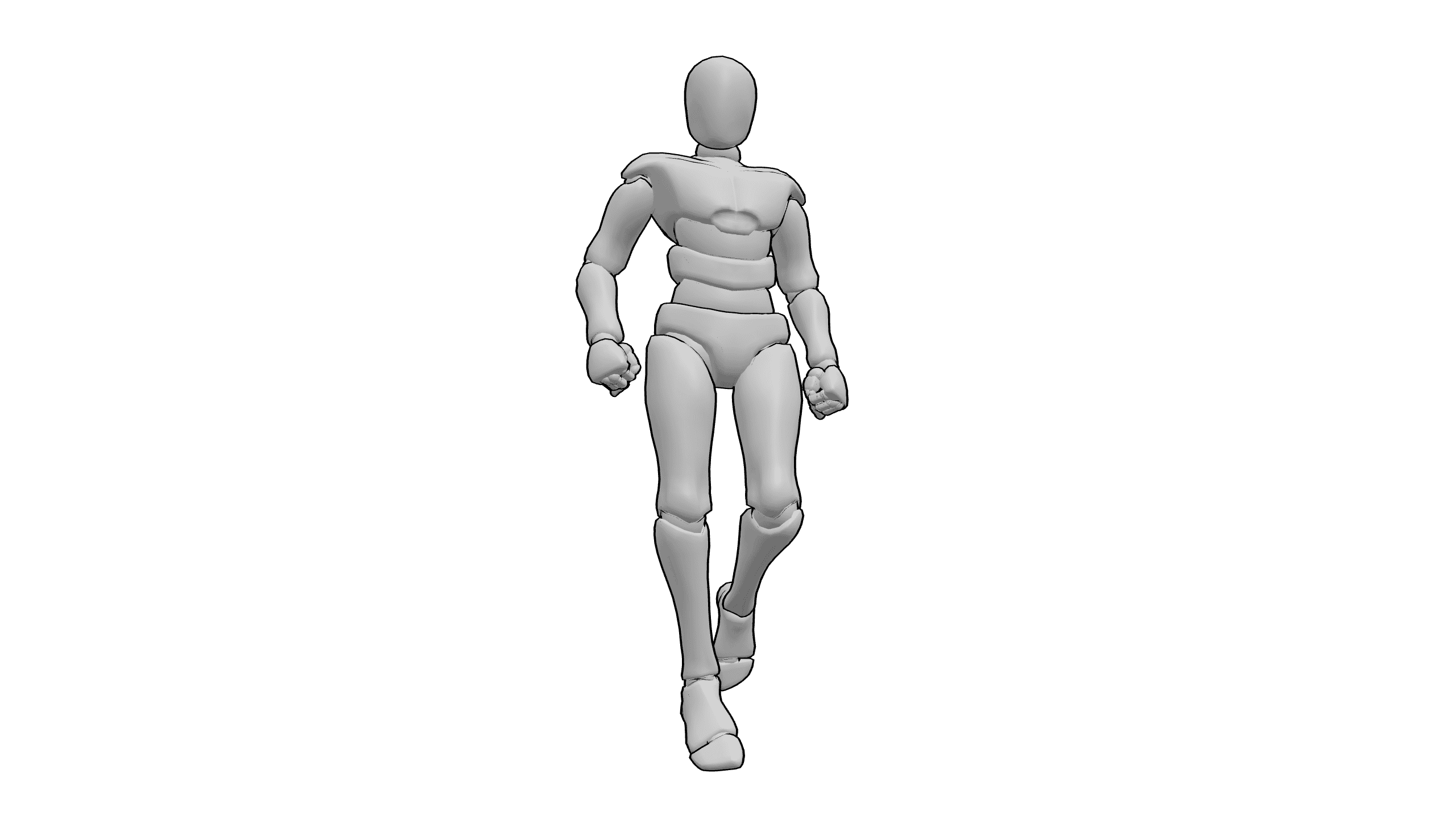 跑步动作