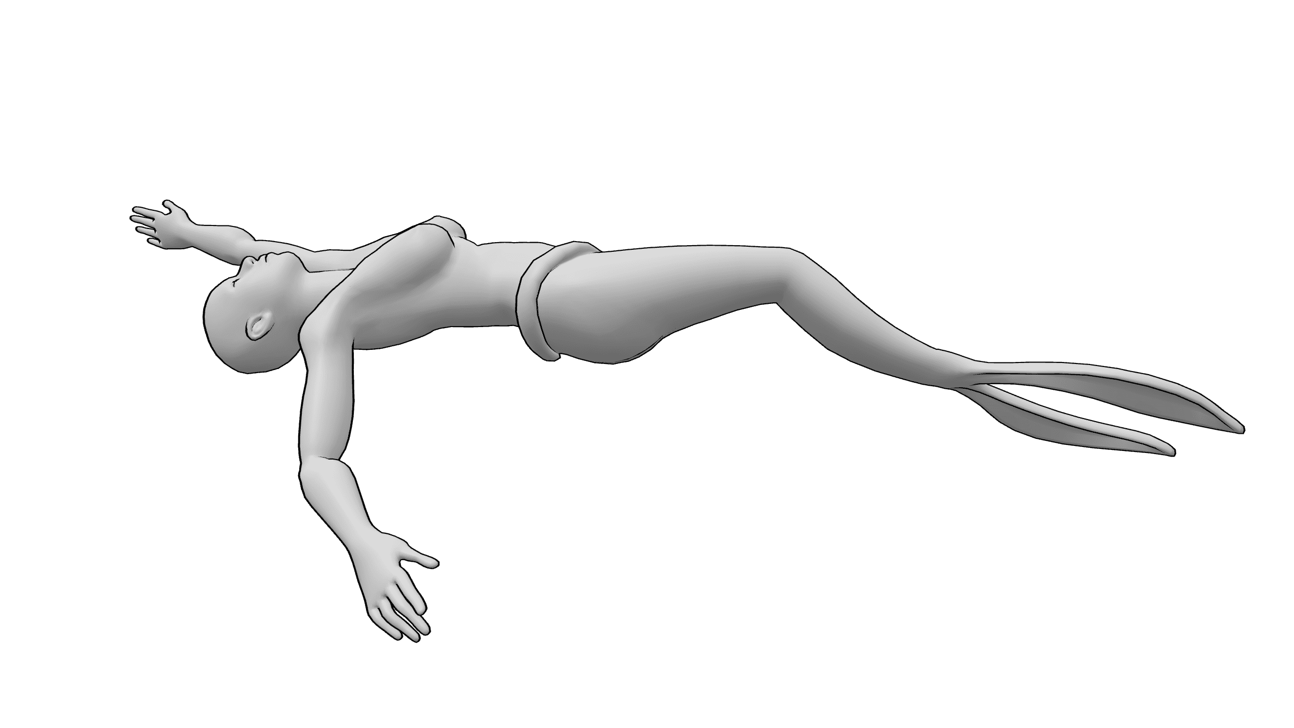 美人鱼漂浮
