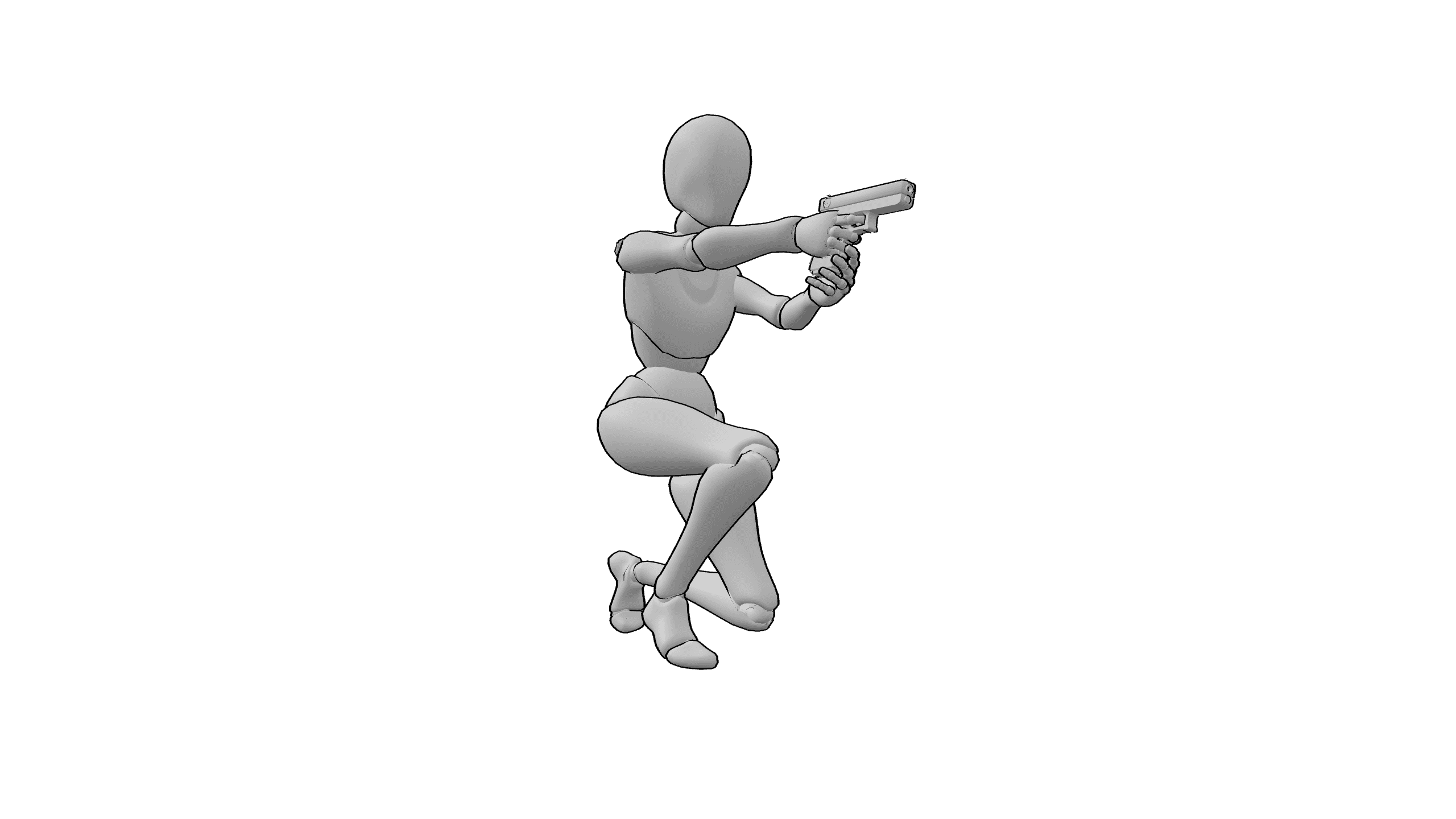 跪姿射击