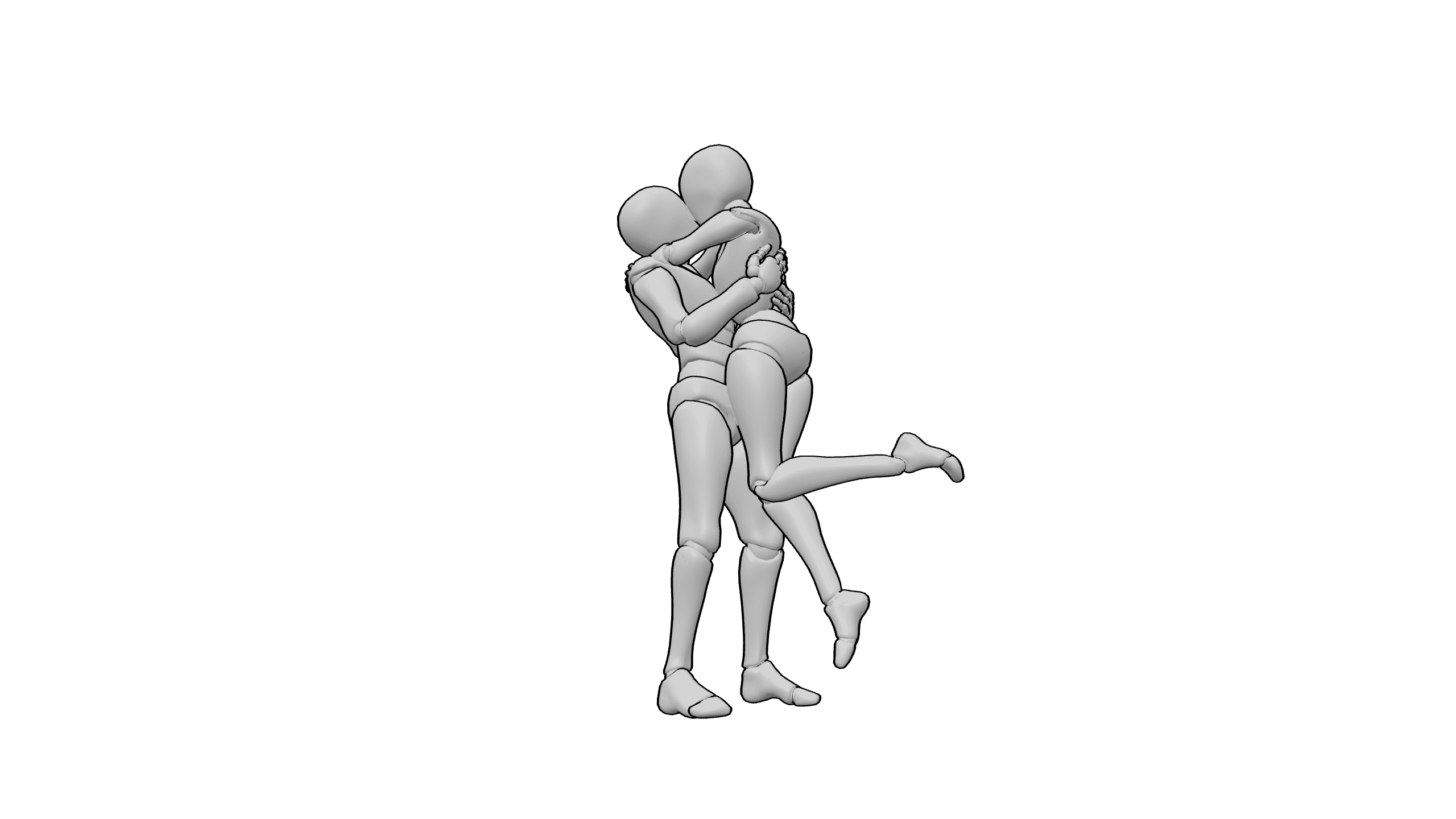 公主抱姿势