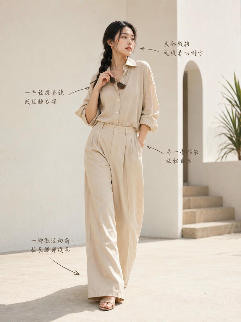 户外插袋漫步