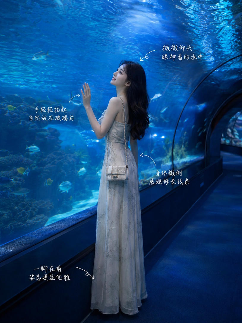 水族馆仰望互动