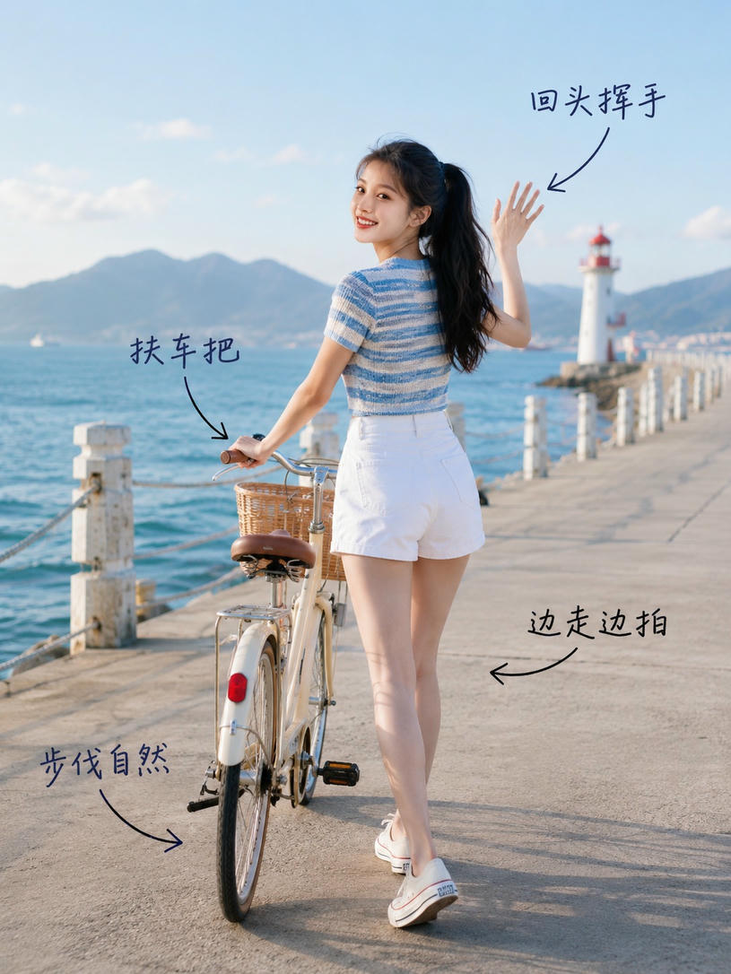 海边骑行回眸