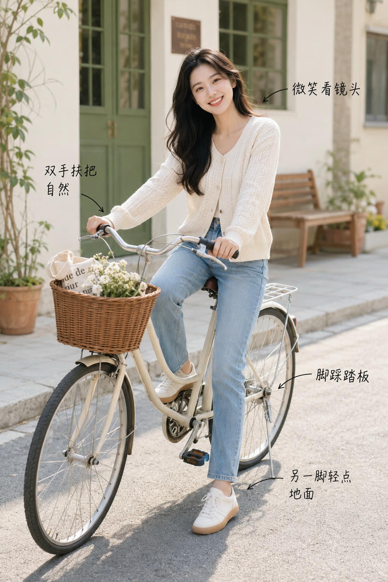街角单车休憩