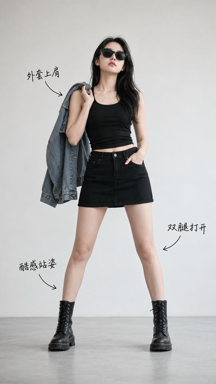酷感站姿